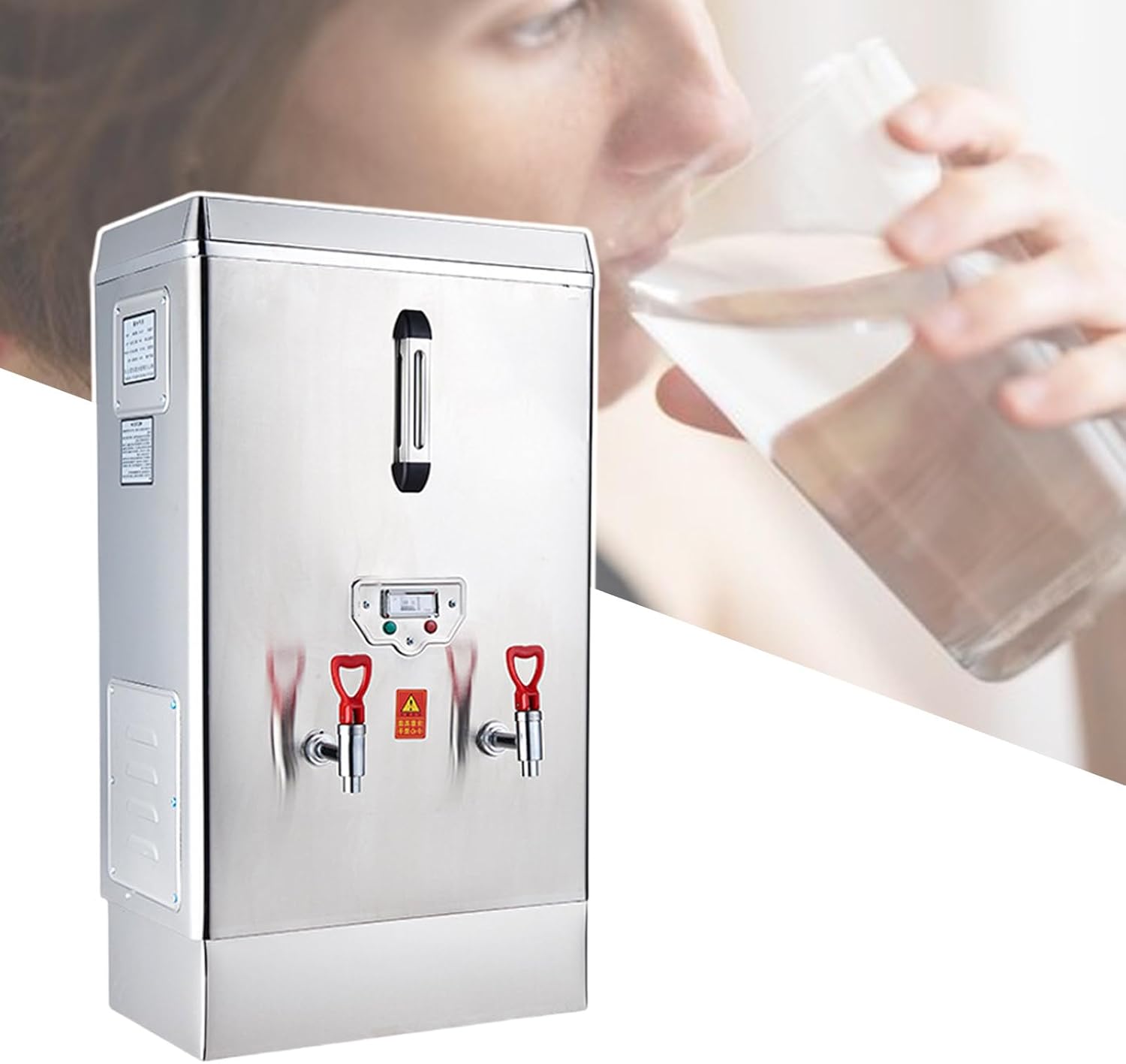 Adjustable Temperature Water Boiler, Electric Heating Drinking Water Dispenser,Rapid Boiling in 3 Minutes, Knob Temperature Control,220V-30L