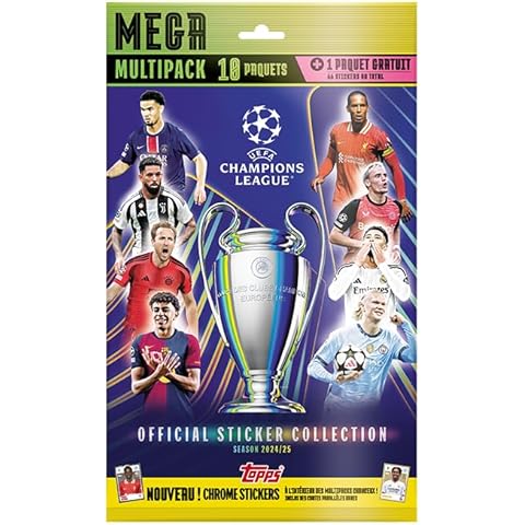 Autocollants UEFA Champions League Topps 24/25 Cover