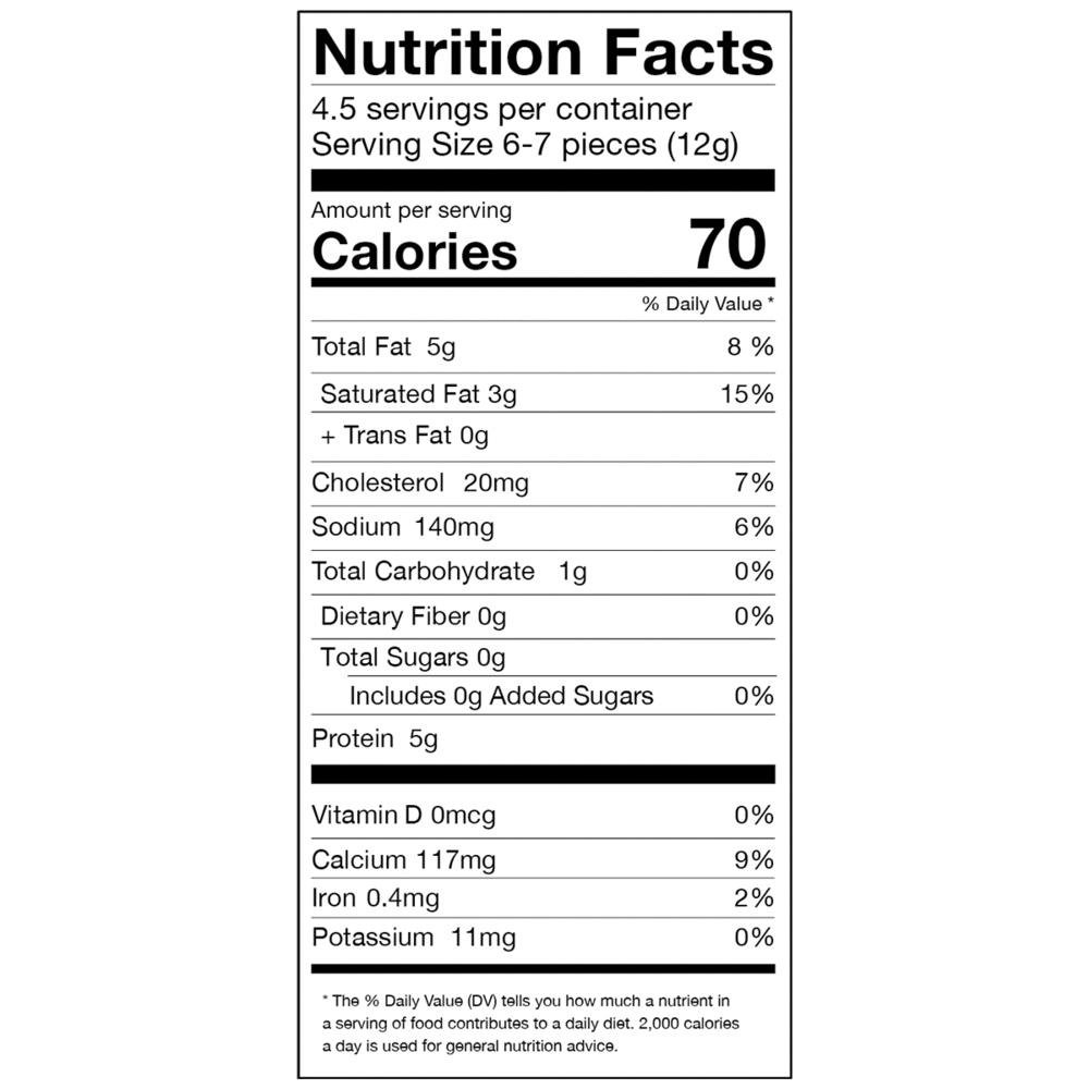 Moon Cheese - 100% Natural Cheese Snack - Cheddar - 2 oz - 12 Pack