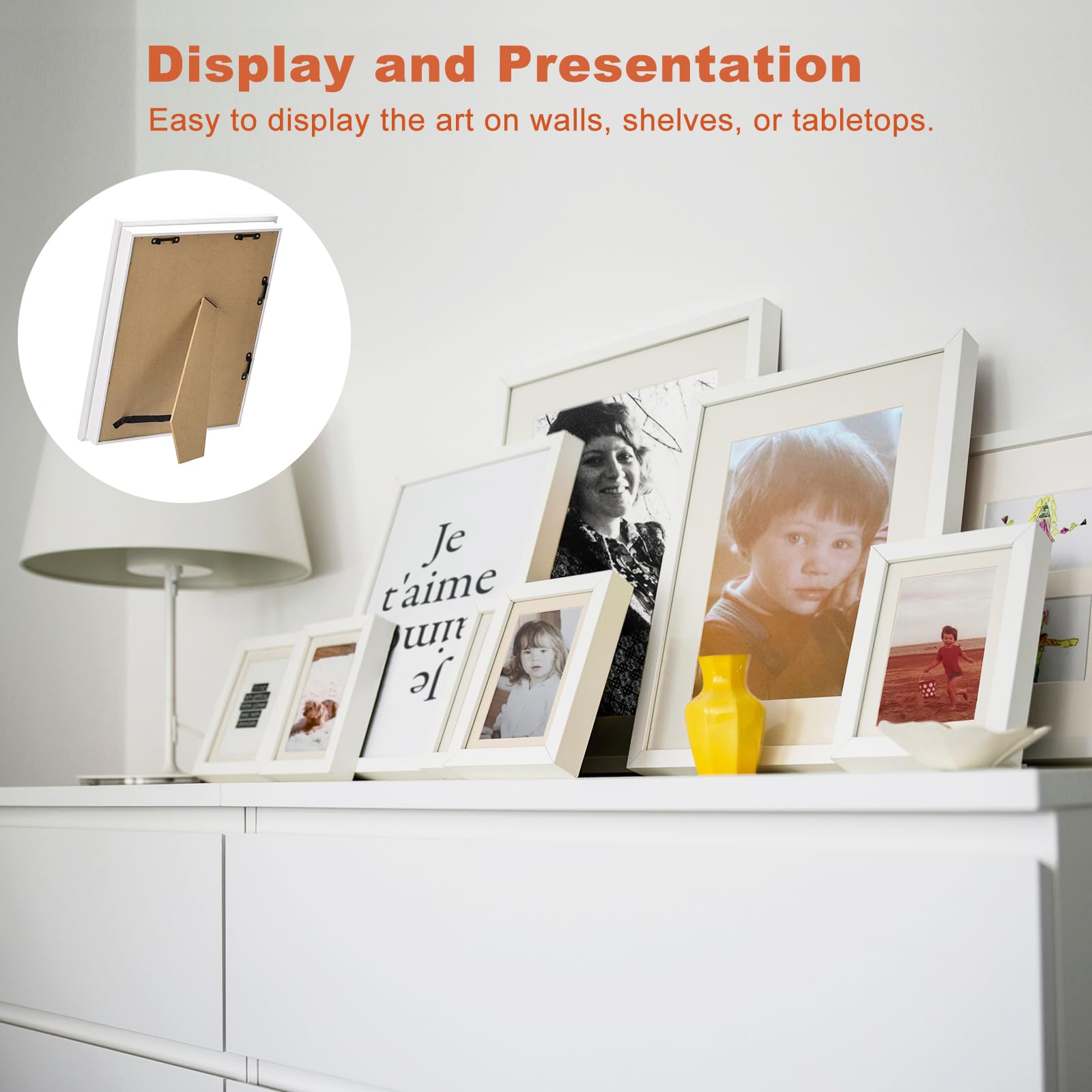 Amazon.com: uxcell Art Frame Changeable, Magnetic Wood Art Frame