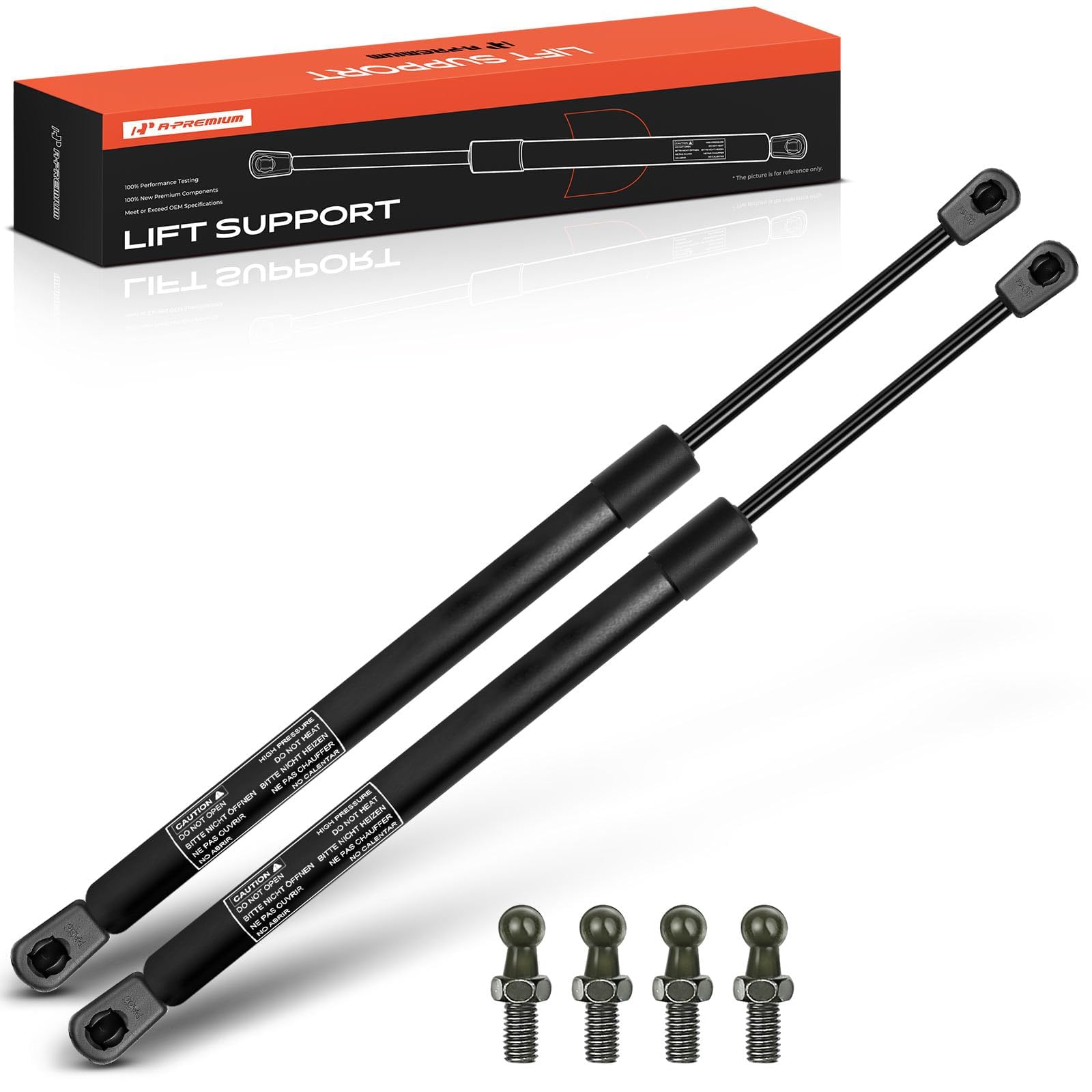 A-Premium Rear Tailgate Lift Supports Shock Struts Compatible with Jeep WJ Grand Cherokee 1999-2004 Sport Utility 2-PC Set
