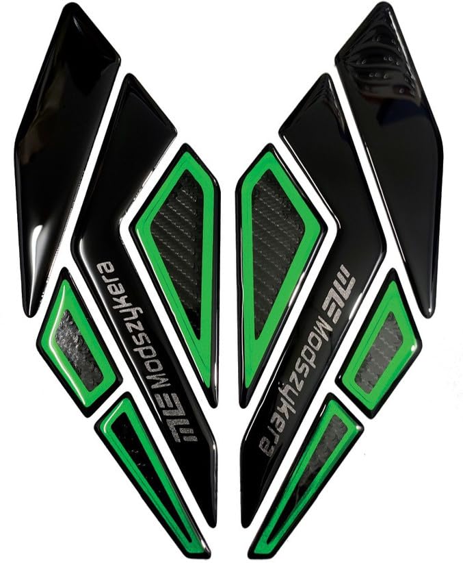 Image of Dominar Side Tankpad for Dominar 250, 400 Green (Green)