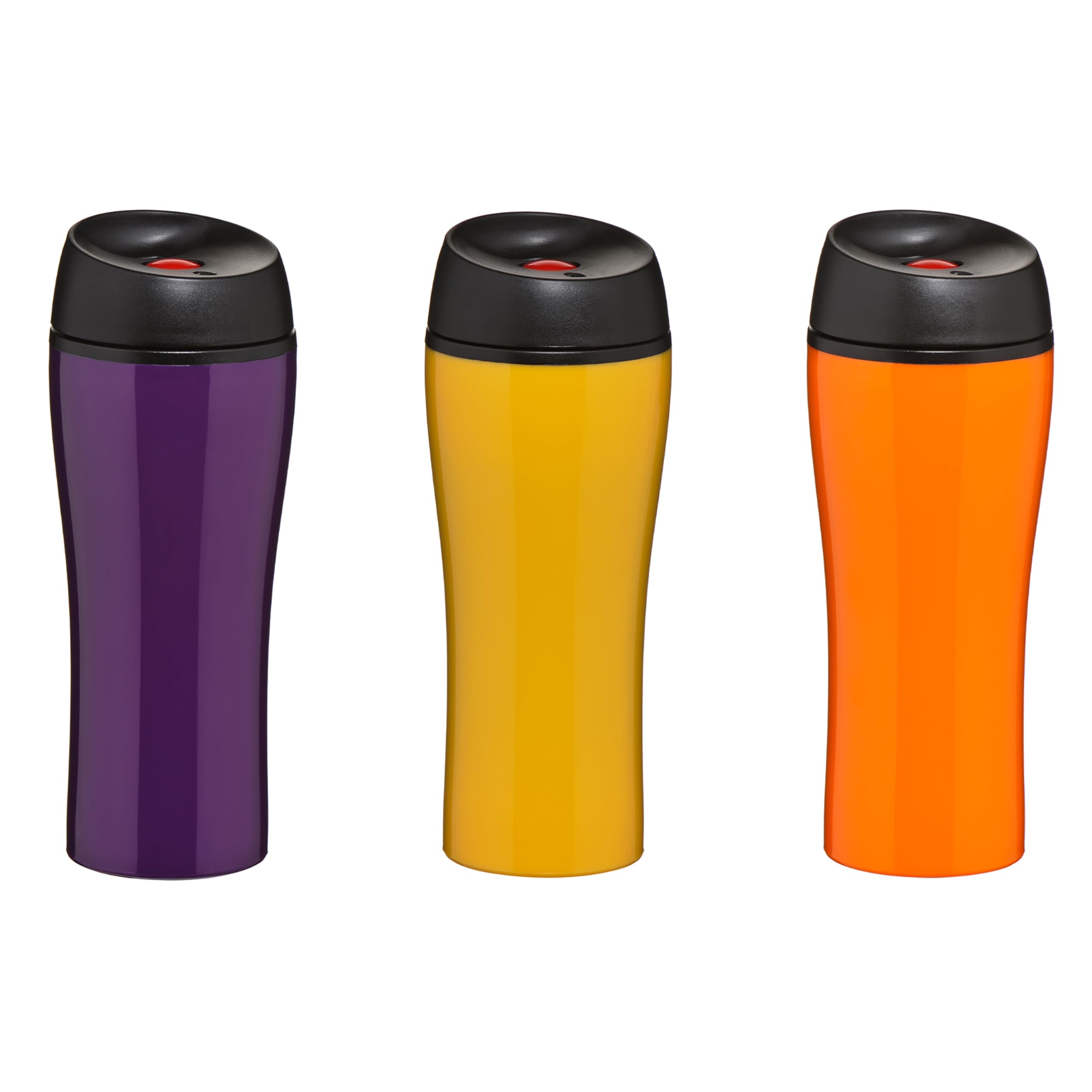 Premier Housewares Thermos Flask Stainless Steel Travel Coffee Flask Plastic Thermos Se Of 3 Colorful Flasks Durable Flask Water Durable Small Flask