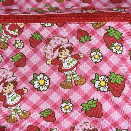 Fast Forward Strawberry Shortcake Pink Backpack, 16 inch, Floral Design4