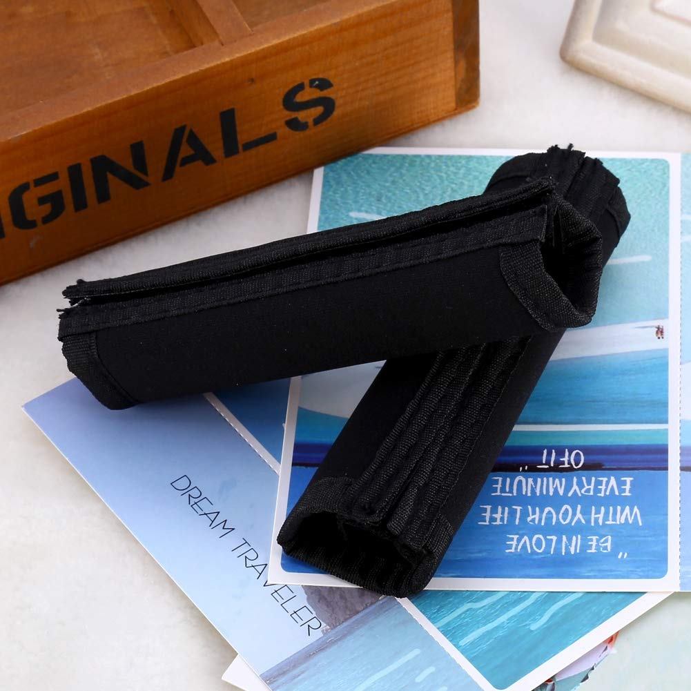 Tiiyee Copri Maniglia Passeggino, Ringhiera Protezione Manubrio Passeggino Manico Universale Bracciolo Manicotto Anti Nylon Polvere Manopole per Coprimanopole La Maggior Parte dei Passeggini Nero