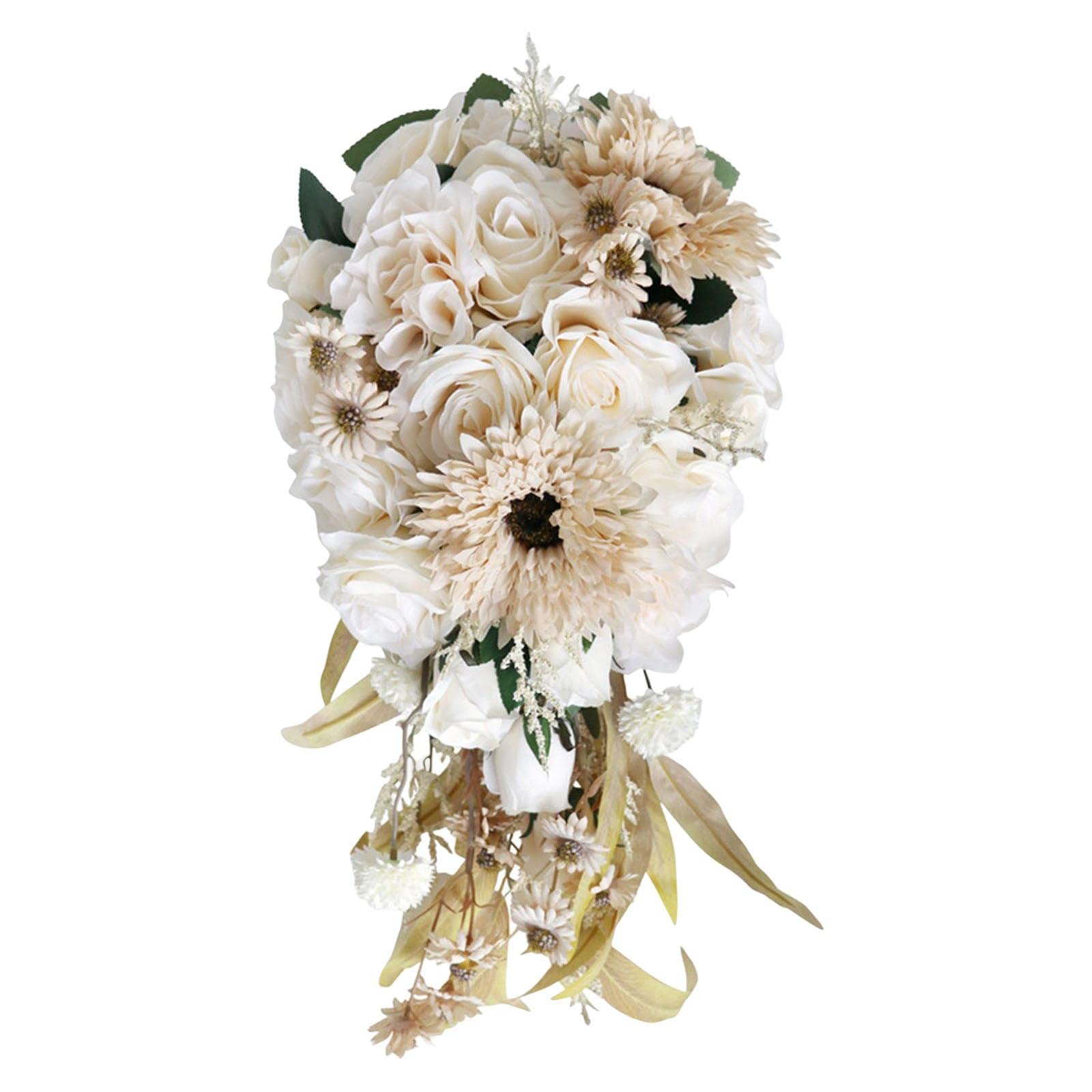 Ramos de novia de boda, ramo de dama de honor, flores artificiales para fiestas, bodas, aniversarios