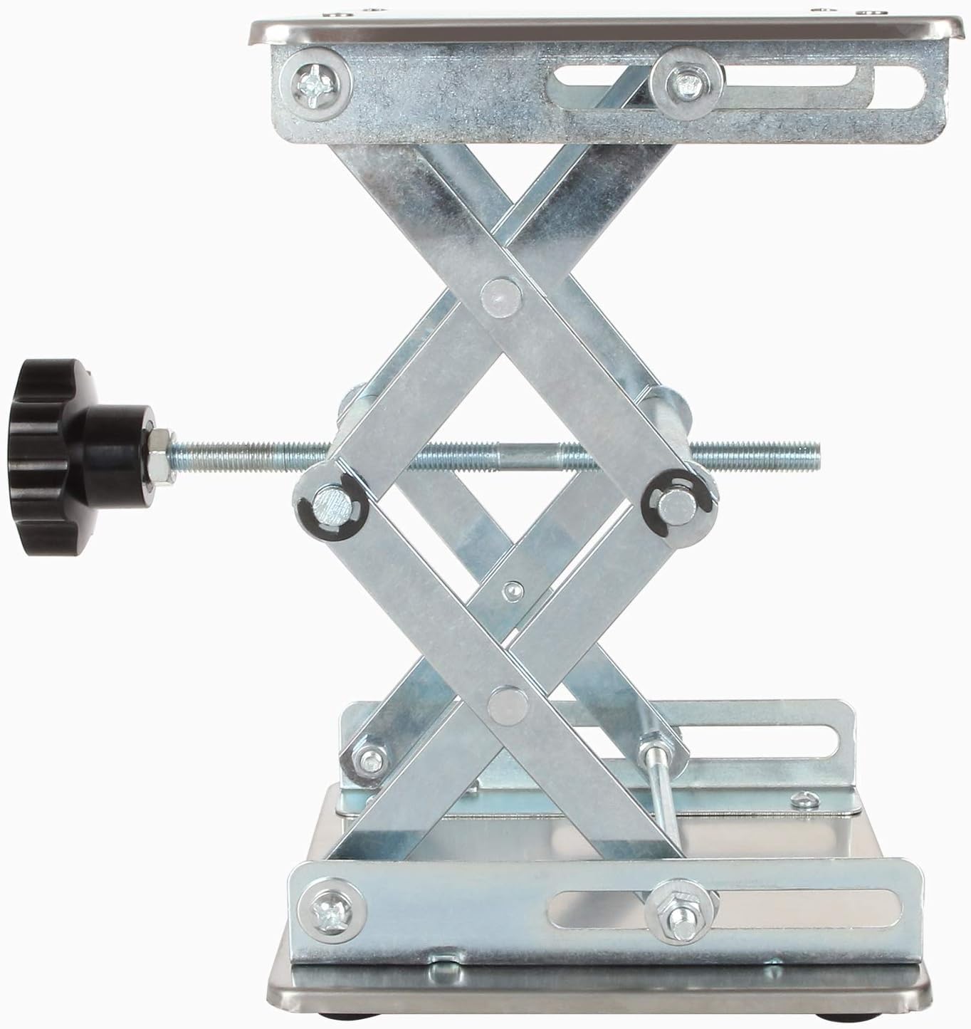 Snapklik.com : Zoomto 6inch X6inch Lab Jack Scissor Stand Platform,150 ...