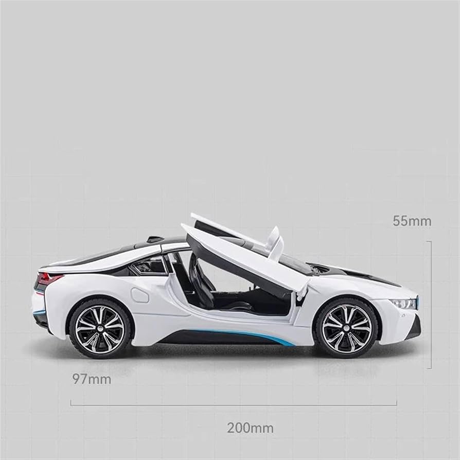 Amazon | ダイキャストカー 1:24 BMW I8 スーパーカー合金車