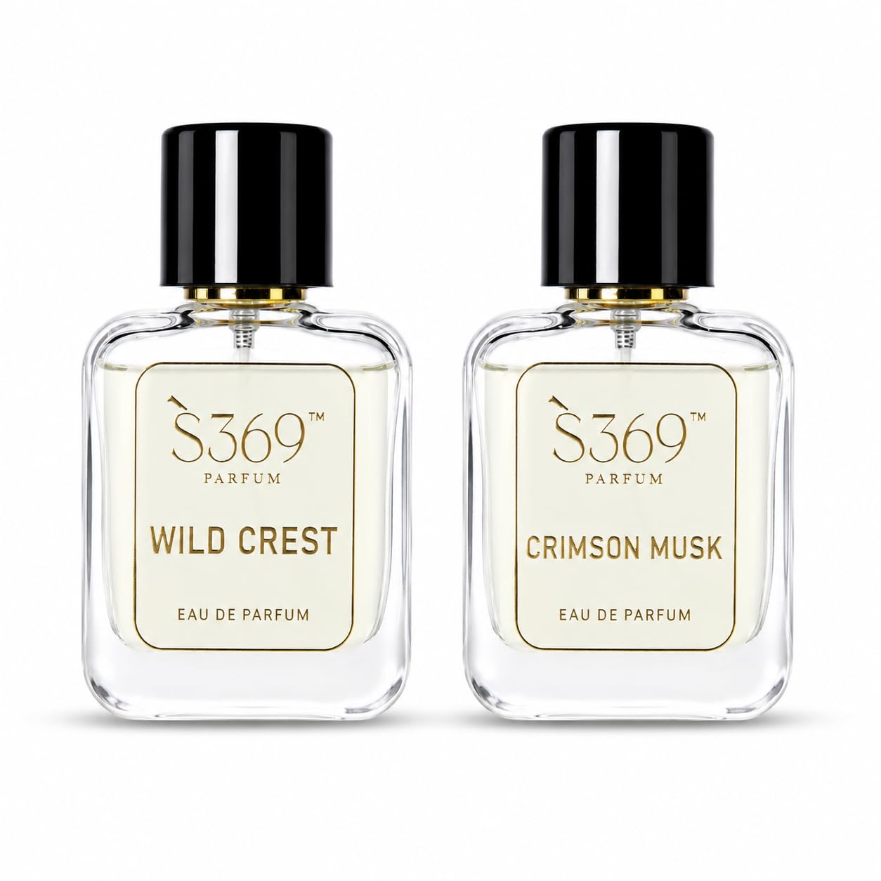 S369 Unisex Eau De Parfum Set | Wild Crest & Crimson Musk | Long Lasting Perfume | 50ml Each | Set of 2-image-2