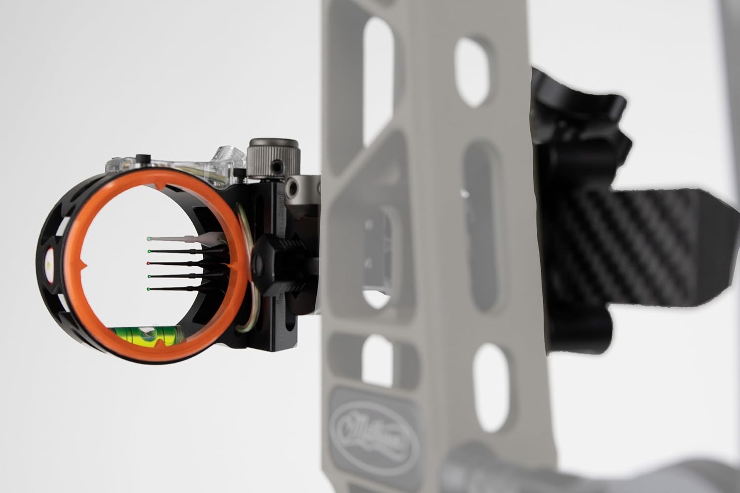 Dead Ringer Tackdriver Carbon DT Black Series Bow Sight, with Alloy Frame and Integrated Sight Level to Ensure Accuracy, Bow Sight for Archery Bows