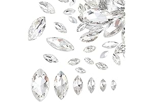 FINGERINSPIRE Rhinestone Eye Embellishments (94 Pcs)