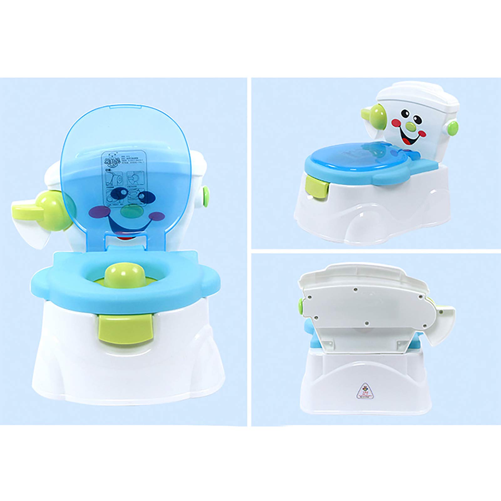 WC per bambini, vasino per bambini, vasino, vasino, vasino per bambini, vasino per WC, sedia per bambini da 6 mesi a 5 anni (blu)