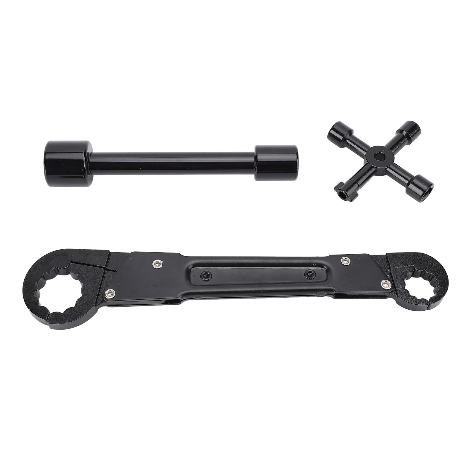 aqxreight Outils de Plomberie Clé d'arrêt d'angle en Acier Kit de clé 'angle sur de Plombier Professionnel Outils pour Projets de Canalisations S'adapte à Divers écrous 'alimentation avec