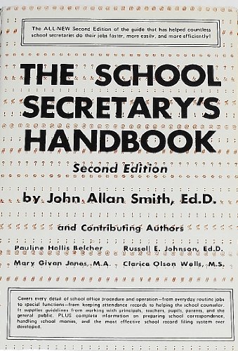 The School Secretary's Handbook B00A8R3MFU Book Cover