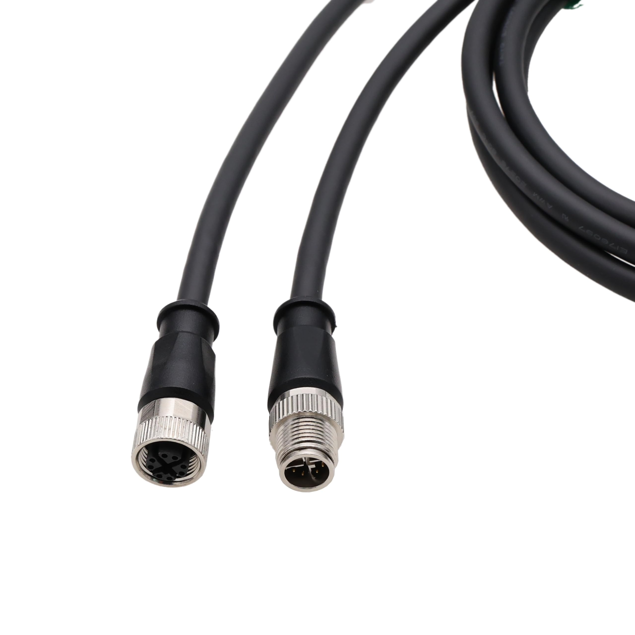 Amazon.co.jp: HangTon Ethernet Bridge M12 8ピン Xコード オス-メス