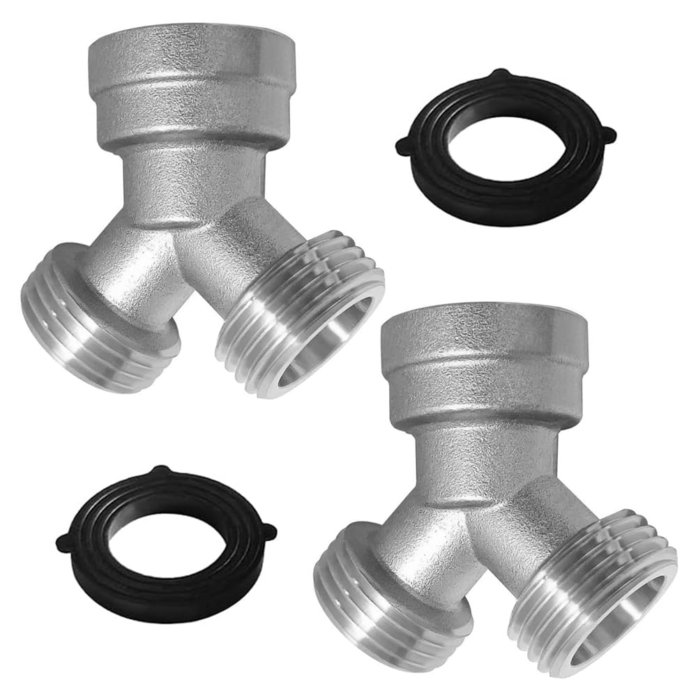 Conector manguera latón niquelado 3/4 Joywayus robusto para secadoras vapor
