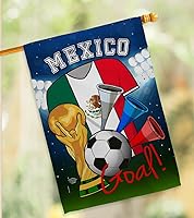 Vista 9 de Bandera de la Copa Mundial de Fútbol de México, juego deportivo, pelota de fútbol, actividades de entretenimiento, decoración física, pancarta