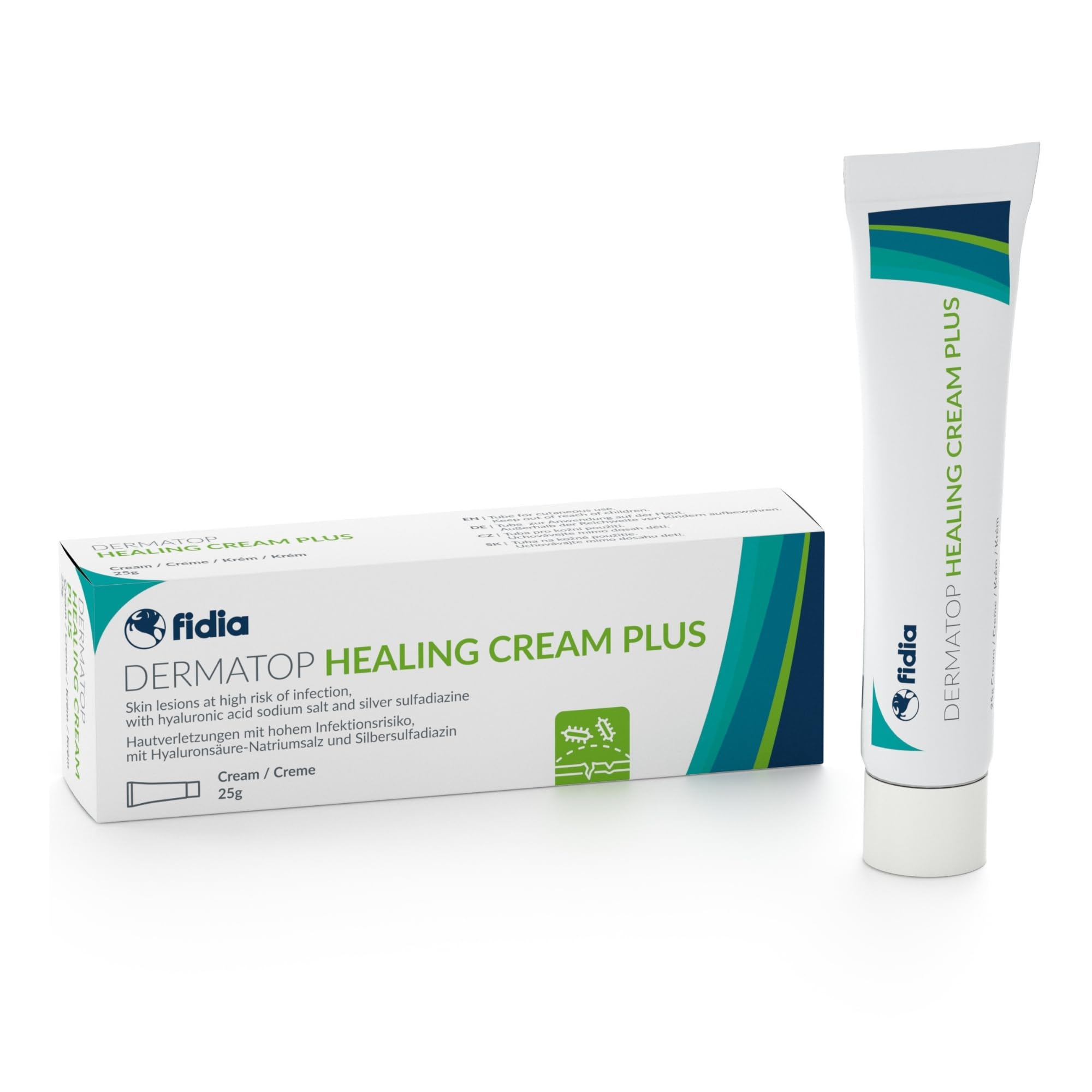 DERMATOP Healing Cream Healing Cream Plus – Hyaluronsäure und Silbersulfadiazin