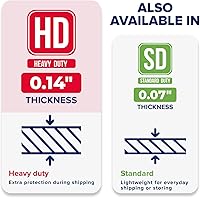 Vista 3 de Tubo de cartón reforzado resistente de 3 x 18 pulgadas, paquete de 2 tubos con 4 tapas, seguro aprobado por USPS, ideal para envío y almacenamiento
