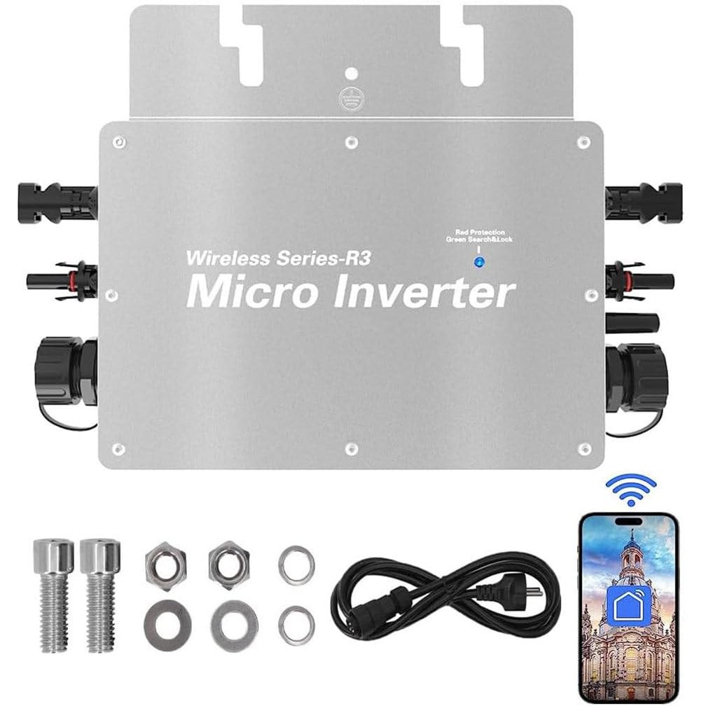Micro Inverter, Inverter Solare, Micro Inverter, Micro Inverter Solare, Micro Inverter Solare Convertitore Mppt IP65, Inverter Solari Ca 85-280 V (Collegati Alla Rete) Moduli Fotovoltaici,WVC-800W