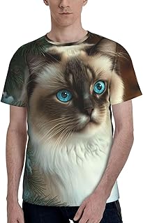 [COOLEAD] Tシャツ おもしろ 猫 猫柄 面白い ねこ (10) アニメ トップス シャツ 半袖 メンズ レディース 夏服 快適 個性 おしゃれ 漫画風プリント カップル着用 大きいサイズ プレゼント eefg608h