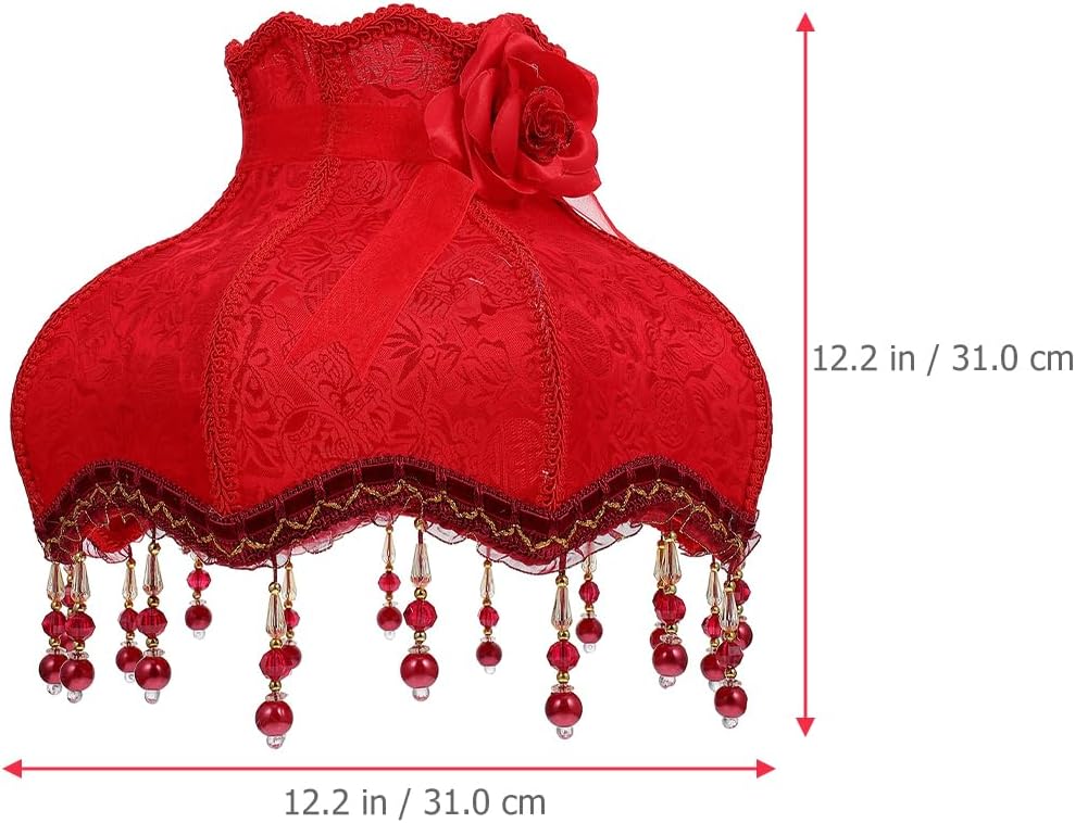 Retro Appearance European Style Lampshade Decorative Cloth Lampshade for Vintage Decor