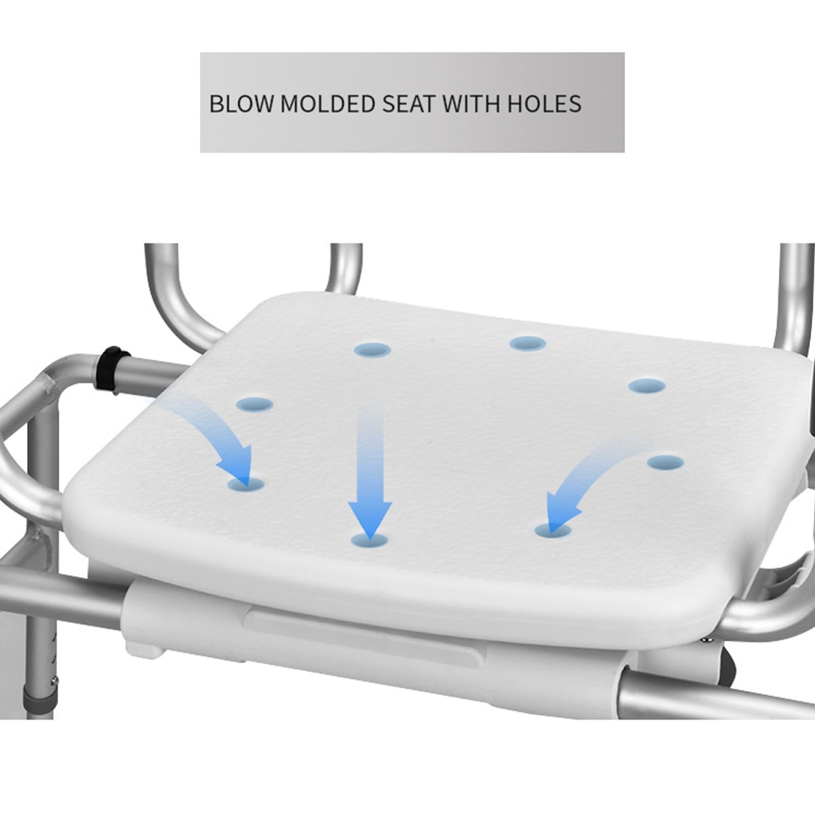 Silla para Bañera Y Ducha Giratoria,Asiento De Bañera para Personas Mayores Y Adultos,Silla De Baño con Respaldo Y Brazos Asiento Giratorio Bañera Montaje Sin Herramientas,Silla De Ducha