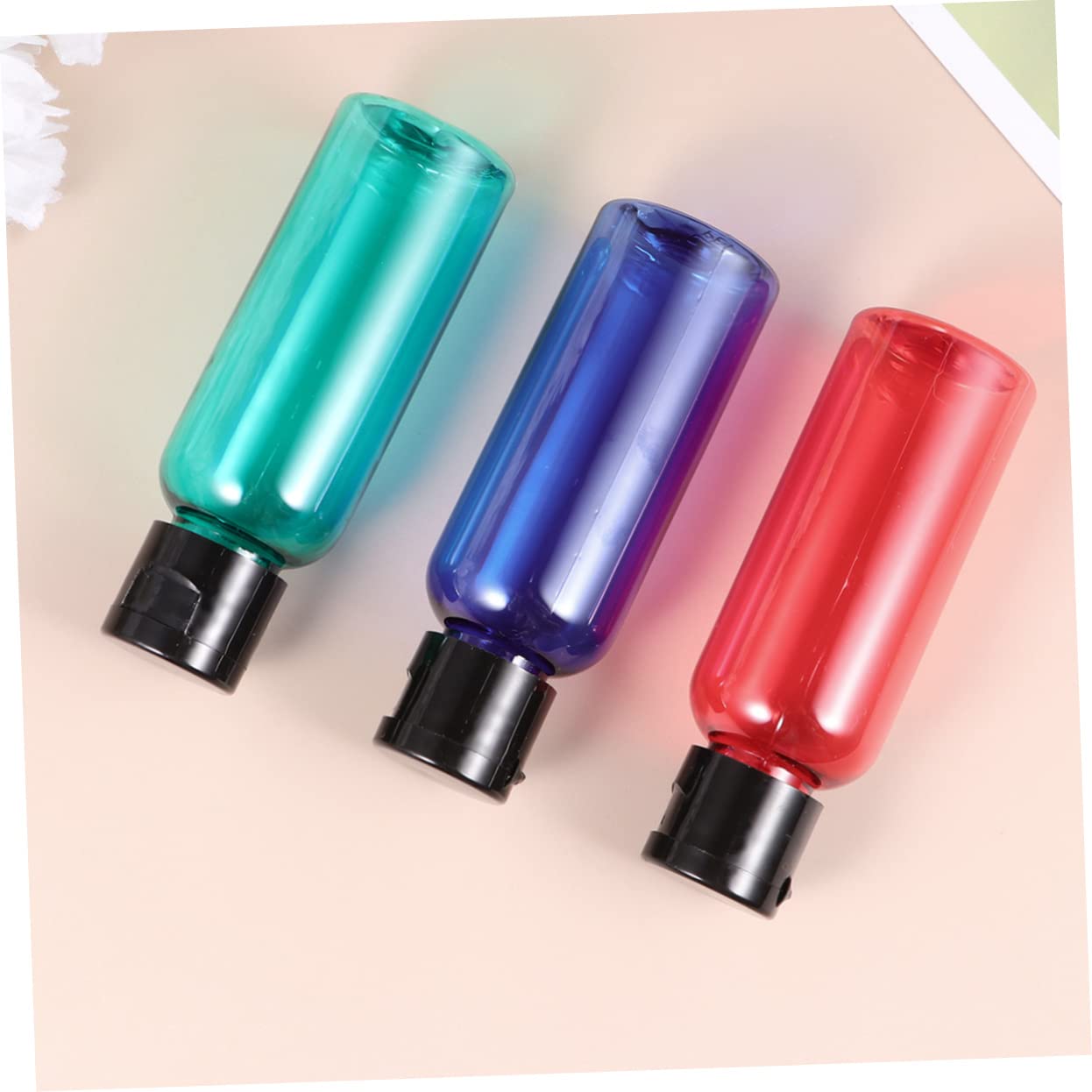 3 Set Bottiglie Viaggio Ricaricabili Marrone E Trasparente Contenitori Vuoti Pratici Per Gel E Lozioni Facili E Leggeri 10 Pezzi * 3