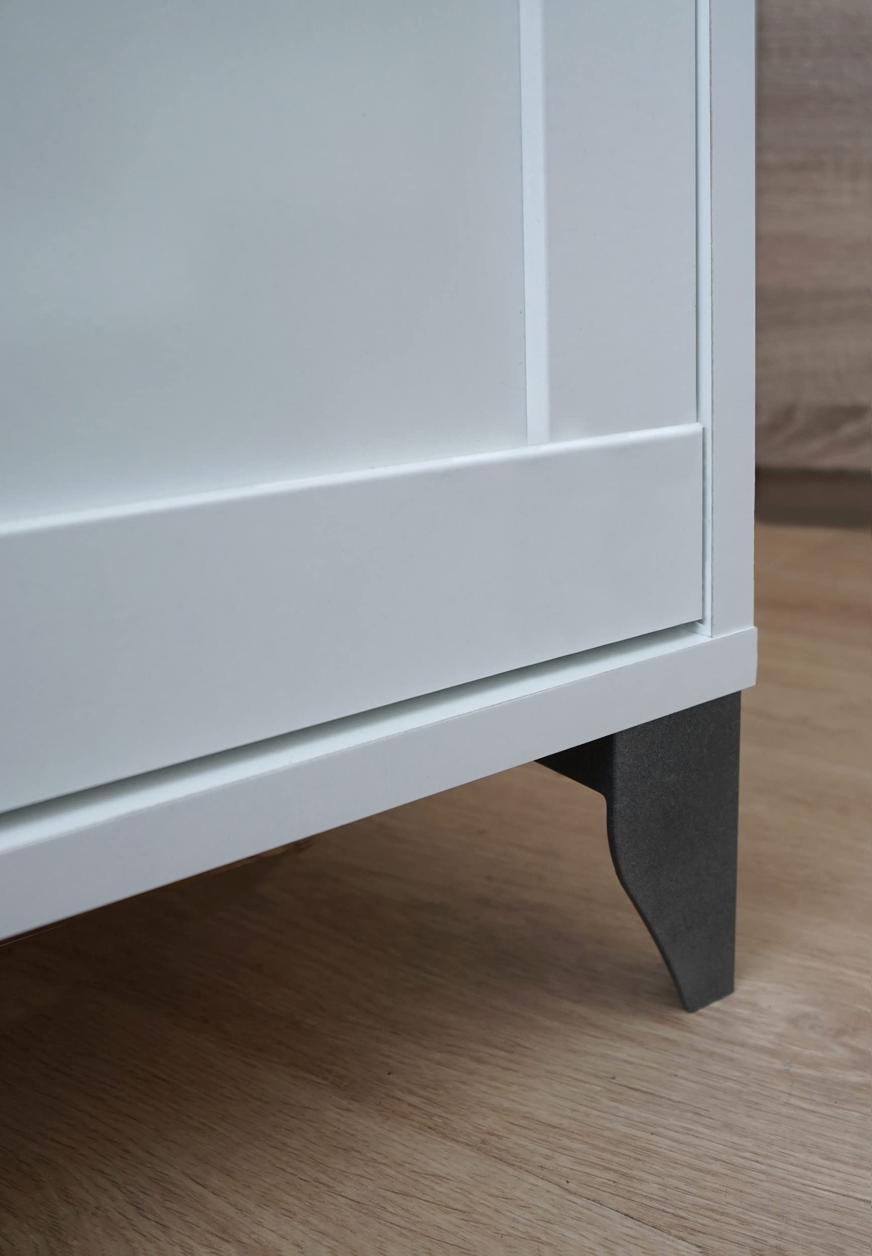 MUEBLES PITARCH | Columna de Baño, Armario Alto con Estantería, 1 Puerta con 1 Estantes Interior Regulable, 168x46,5x31cm (Alto x Ancho x Fondo) Blanco y Roble Cambrian, Vintage, Modelo Toscana