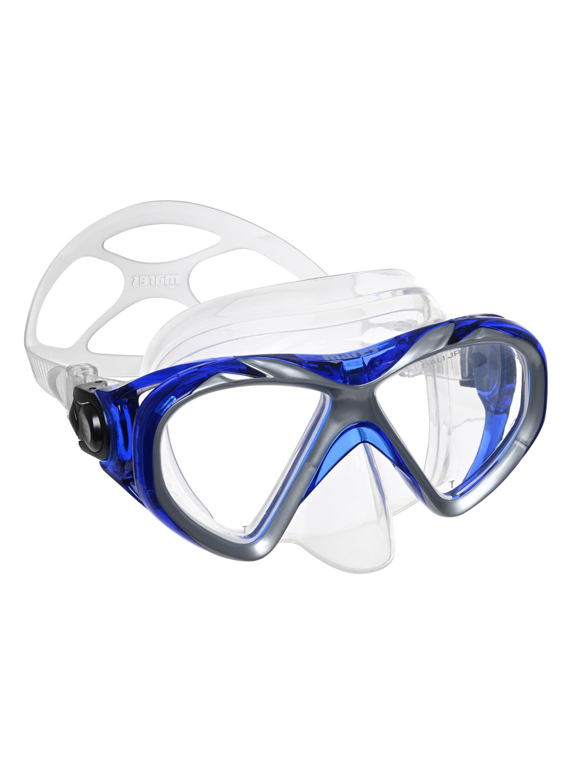 Mares Combo Bali Splash JR – Kit de Máscara de Tuba Junior, Vidrio Templado, Snorkel Splash Top, Edades 7+