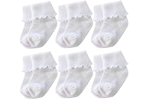 6 Pairs Baby Socks for Girls