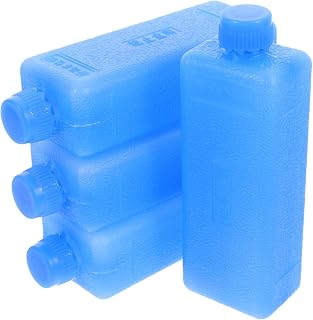 DOITOOL Reusable Ice Packs for Air Conditioner Fan 4Pcs Portable Freezer Packs Ice Blocks Cooler Leak-Resistant Cooling Containers for Camping and Outdoor Use