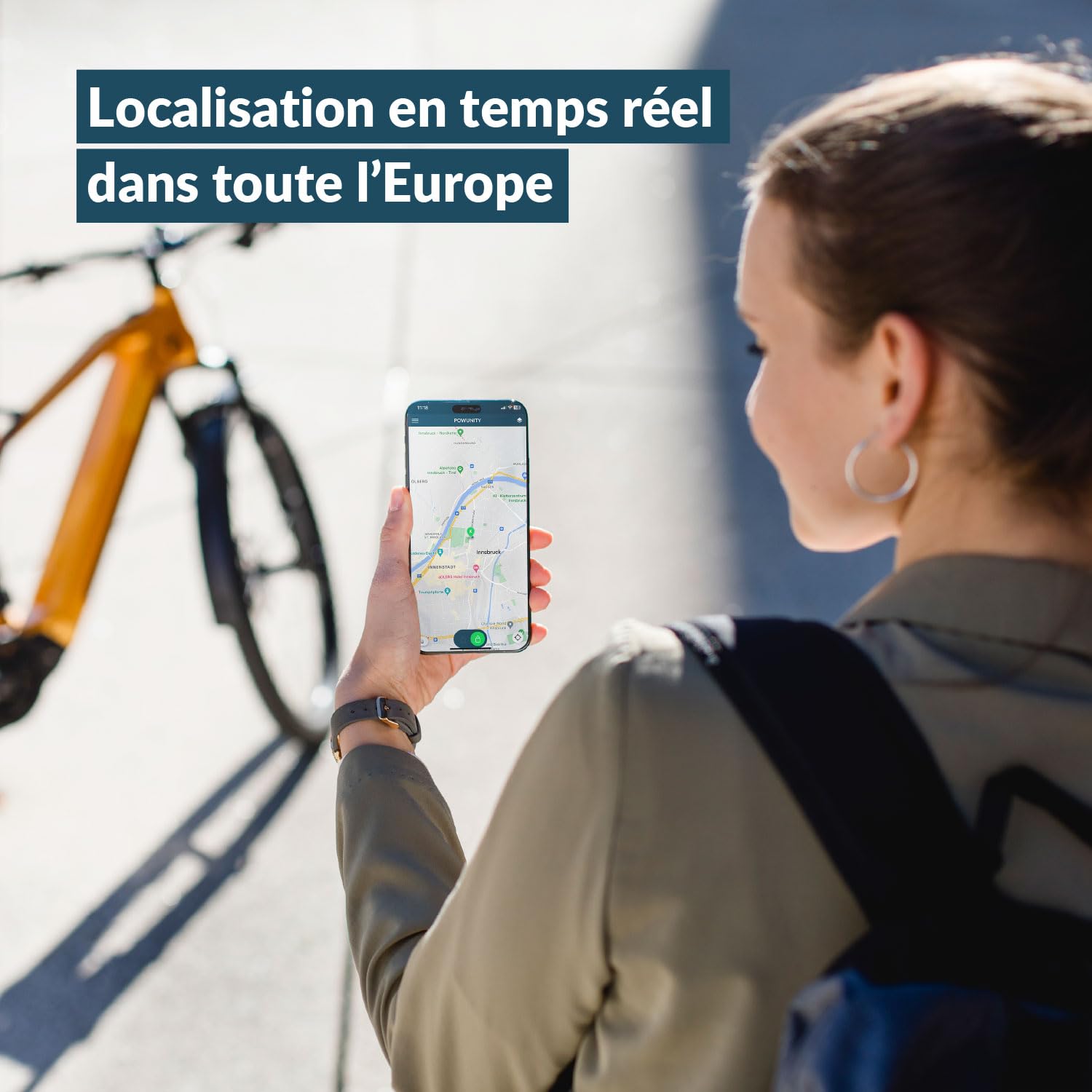 BikeTrax Traceur GPS Vélo Électrique - Compatible avec 95% des Marques, Protection Contre Le Vol Puissante, Suivi en Temps Réel Via App iOS et Android, Inclus : Système d’Alerte et Carte SIM