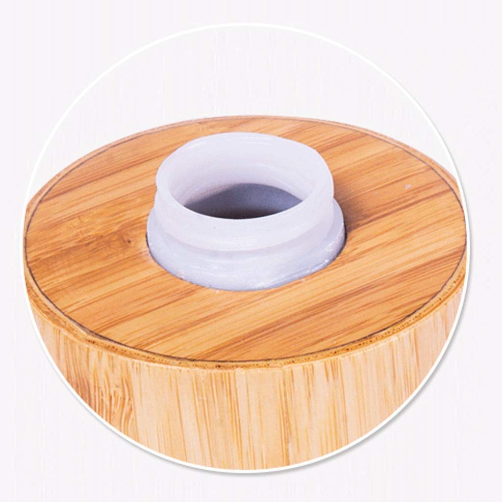 Bottiglia Decorativa per Dispenser di Sapone Liquido Ricaricabile in Vetro Quadrato Decorativo per controsoffitto da Bagno