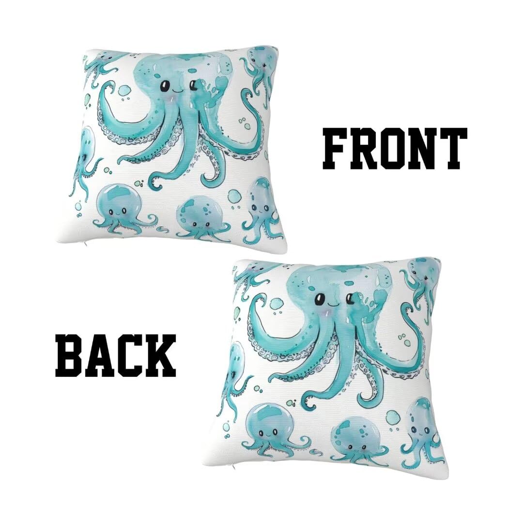 Funda Cojin 60 X 60 cm Fundas Cojines Dibujos animados Cojines Cama Decorativos Juego de 2, Lindo Funda de Almohada Lumbar Cuadrado Cojines Sofa para Sala de Estar Dormitorio Decoracion Hogar-xh153