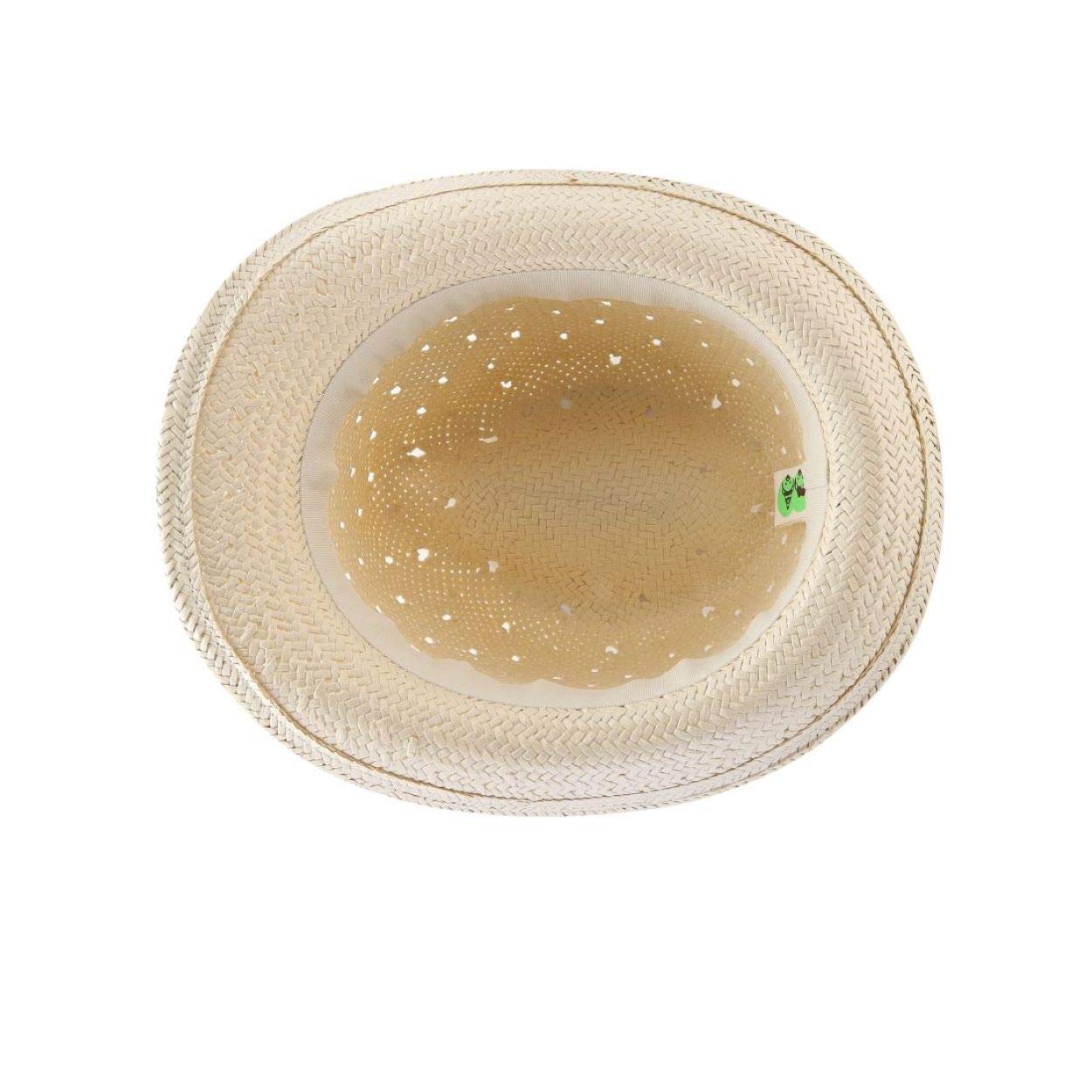 Chapeau de paille d'été pour enfants garçons Chapeau de protection solaire pour bébé Chapeau de plage Fedora
