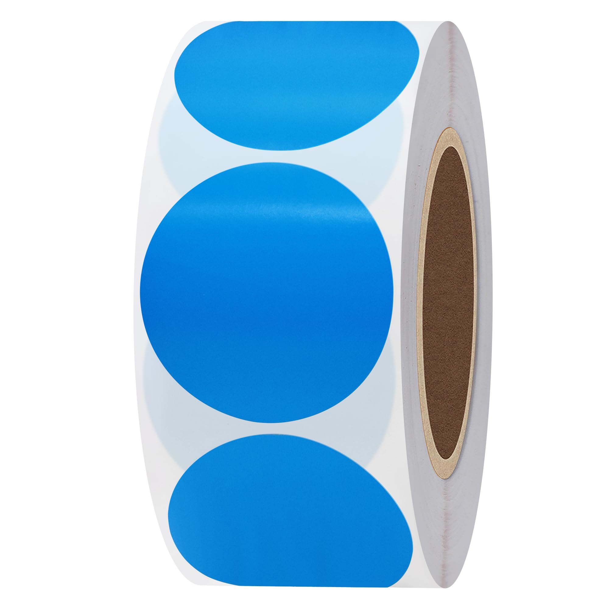 Hylabelest Round Direct Thermal Labels for UPC Barcodes Self-Adhesive Address Shipping Thermal Stickers (Deep Blue, 1.5 inch) โ image 1