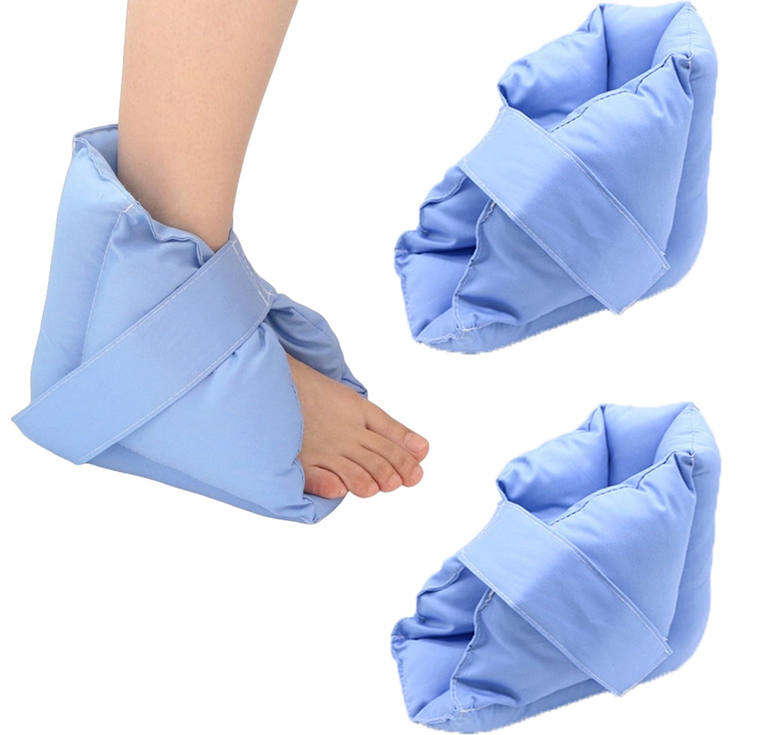 Almohadas Protectoras De Talón Suaves, Protector De Talón De Tacón, Protector De Tendón De Aquiles para La Prevención De Úlceras por Presión, Cubierta De Corrección De Pies Mayores 2pcs