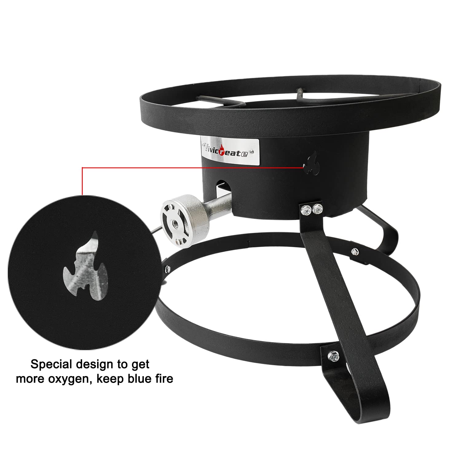 Vivicreate Turkey Fryer, Outdoor Stove, Outdoor Burner, Camping Stove