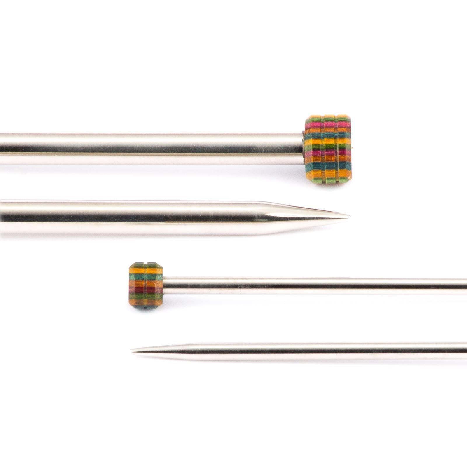 KNIT PRO KP10286 Nova Metal: Knitting Pins: Single Ended: 15cm x 4.50mm, Silver