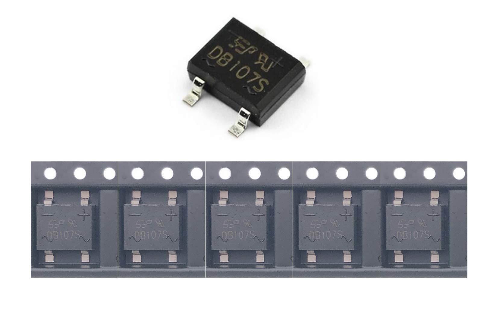 e4u DB107S 1000V 1A Single Phase SOP-4 SMD Bridge Rectifier Module - 5 Pieces (B08FF9XPWQ) Amazon Price History, Amazon Price Tracker