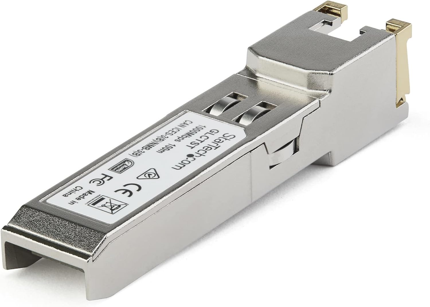 StarTech.com Dell EMC SFP-1G-T Compatible SFP Module - 1000BASE-T - SFP to RJ45 Cat6/Cat5e - 1GE Gigabit Ethernet SFP - RJ-45 100m - (SFP1GTEMCST)