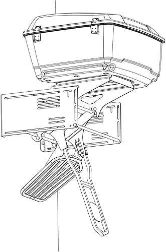 Miniatura 8 de Estante de pared desmontable de almacenamiento para garaje, paquete de maletero, para Harley TouringRoad KingElectra GlideStreet