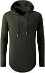 AIYINO Men's S-5X Short Sleeve Fashion Athletic Hoodies Sport Sweatshirt Hip Hop Pullover