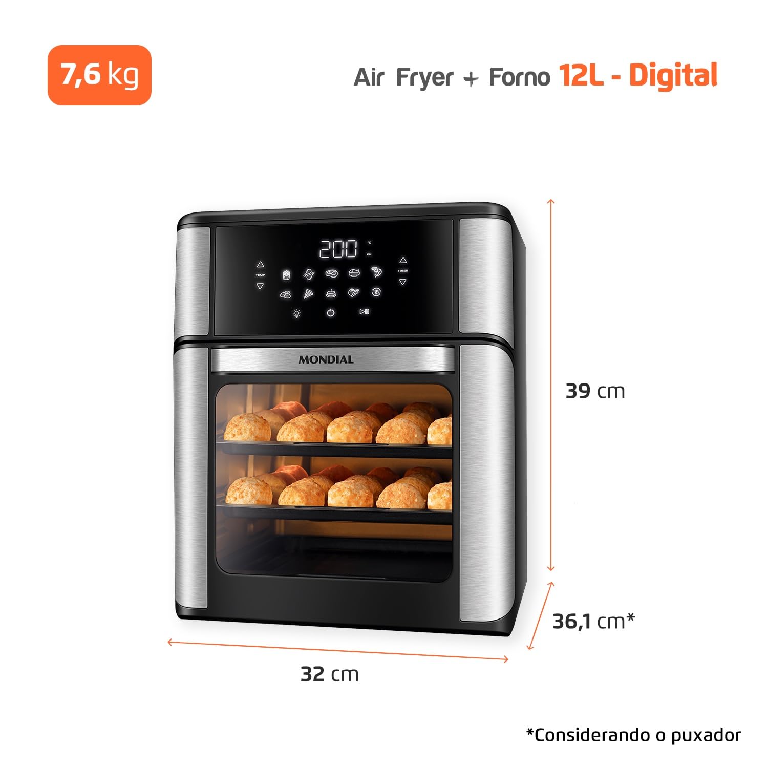 Mondial Fritadeira Air Fryer Forno Oven 12L: A Revolução na Sua Cozinha Chegou em 2026!