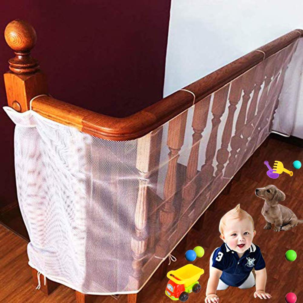 Buy Baby Safety Net Stair Railing, 10ft L x 2.5ft H Indoor Balcony and