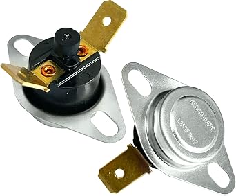 2 pcs S1-02541318000 Manual Reset Thermostat Furnace Flame Rollout Limit Switch L250F Replacement for York Coleman Luxaire