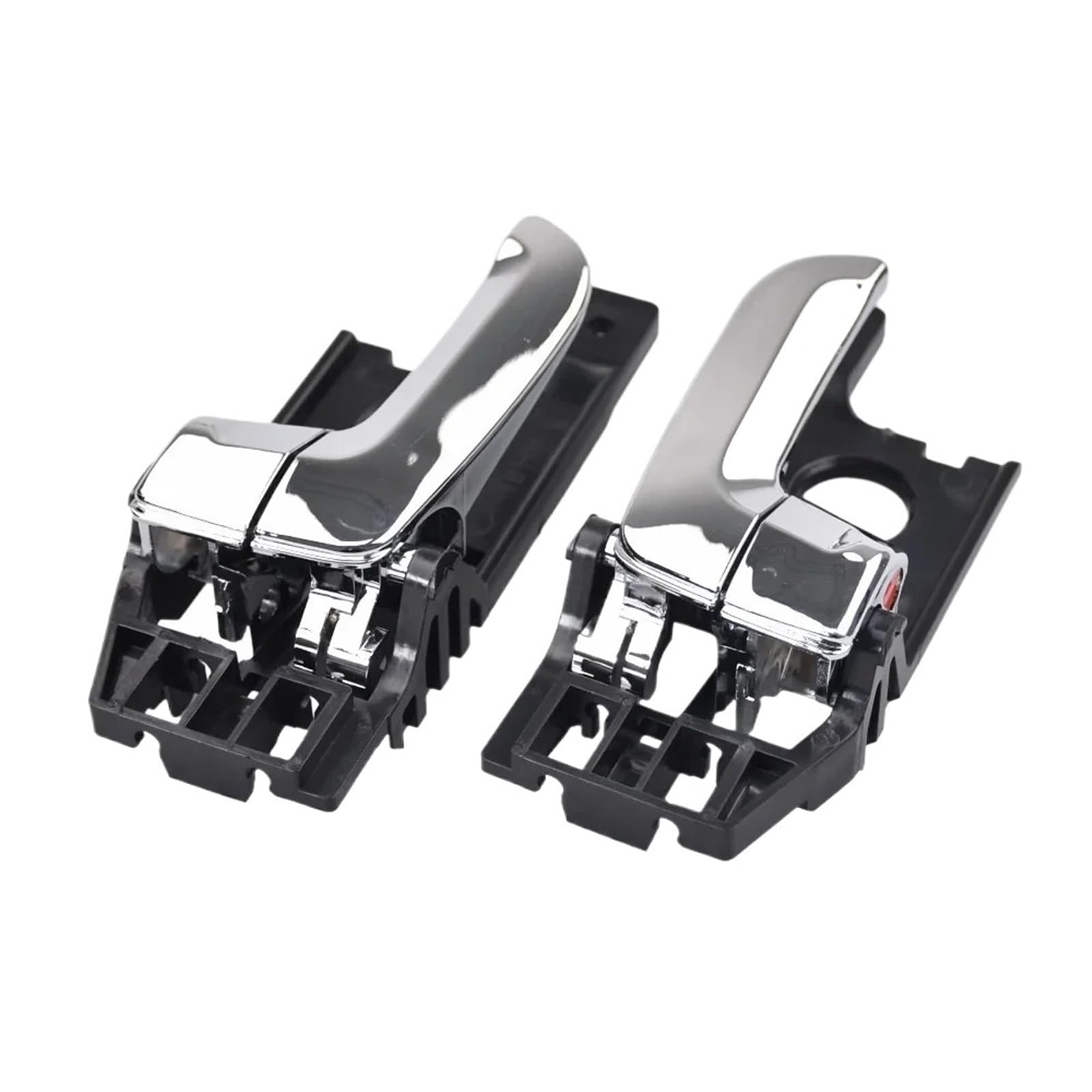 Ecbugat Chrome 1Pair Door Handles Interior For Kia For Sportage 2007-2013 82610-1F000 82620-1F000 82610-1F010 82620-1F010 Inside Inner Door Handle Left & Right