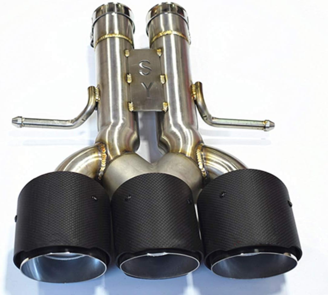 Car Styling Muffler Tip Three-out For H Ten Generations Civic Exhaust Pipe Tailpipe 2019+