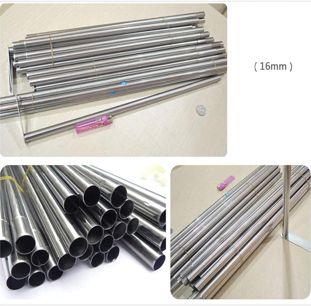 Stainless Steel Bed Canopy Frame, Mosquito Net Bracket 4 Corners Bed Post, Thicken Spiral Pattern Bed Stand, Fit for Twin/Full/Queen/King Size Bed,1.5×2m Bed